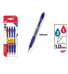 MP PENNA SCATTO 1.0MM 3*B/R - 4PZ