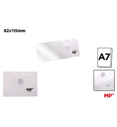 MP BUSTA TRASPARENTE CHIUSURA VELCRO A7 NEUTRO