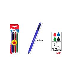 PENNE A SFERA SOFT A SCATTO 4 COLORI MPMp