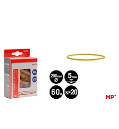 MP ELASTICI N°20 - 200x5MM GIALLO - 60g