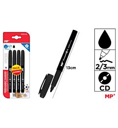 MP MARCATORE PERM PER CD/DVD 4PZ NEROMp