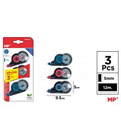 MP CORRETTORE A NASTRO 12M PA412 - 3PZ