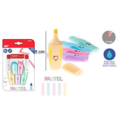 MP MINIEVIDENZIAT 1-4MM 5PZ COL.ASS.PASTEL SMILEMp