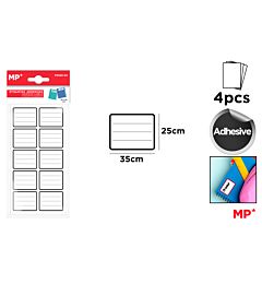 MP ETICHETTE ADESIVE PERSONALIZZABILI 35*25MMMp