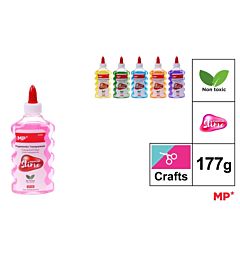 MP COLLA SLIME COLORATA TRASPARENTE 177MLMp