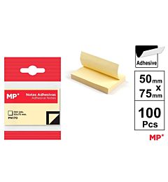 MP NOTE ADESIVE 75*50MM 75G 100F GIALLO CHIARO