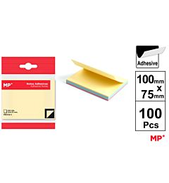 MP NOTE ADESIVE 100X75MM 75G 100F COL. ASS. PASTELMp