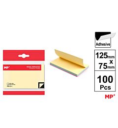 MP NOTE ADESIVE 125X75MM 75G 100F COL. ASS. PASTELMp