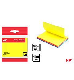 MP NOTE ADESIVE 100X75MM 75G 100F COL. ASS. FLUOMp