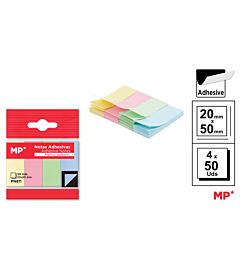 MP FOGLIETTI ADESIVI RIMOVIBILI 50*20MM 50*5F COL.Mp