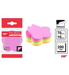 MP FOGLIETTI ADESIVI RIMOVIBILI 7*7CM 200F COL. AS