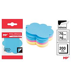 MP FOGLIETTI ADESIVI RIMOVIBILI 7*7CM 200F COL. ASMp