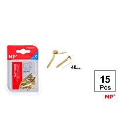 MP FERMACAMPIONI PUNTA PIATTA 40MM 15PZ OROMp