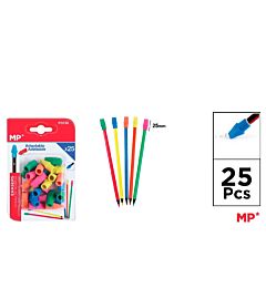 MP GOMMA CON FORO PER MATITE - 25PZ