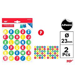 MP STICKERS ADESIVI PN125/26 - ALFABETO