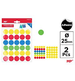 MP STICKERS ADESIVI PN125/32 - BOLLINI GRANDI