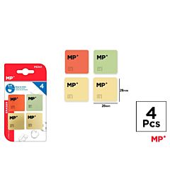 MP GOMMA DA CANCELLARE E1 28*28MM 4PZ COL. ASS.Mp