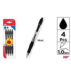 MP PENNA SCATTO 1.0MM NERO - 4PZ