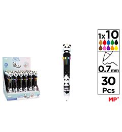 MP SET PENNE SFERA MULTICOLOR 0.7MM 30PZ PANDAMp