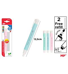 MP PORTAGOMMA A PENNA + RICARICHE 2PZ COL. ASS. PA