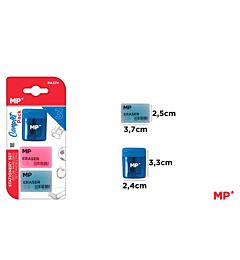 SET DI CANCELLERIA(GOMMA+TEMPERAMATITE)