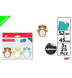 MP SEGNAPAGINE ADESIVI 52X45MM 25PZ CUCCIOLI