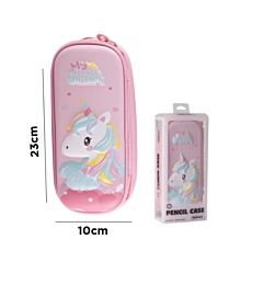 SAMPACK ASTUCCIO RILIEVO 3D 2ZIP UNICORNO