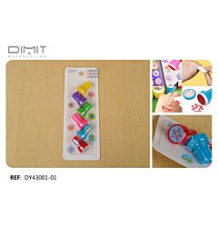 SET 6 TIMBRI PER BAMBINI 01 - MARE