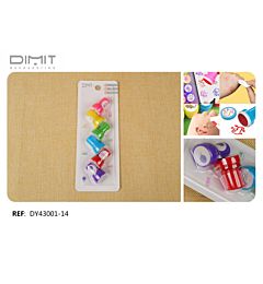 SET 6 TIMBRI PER BAMBINI 14 - CIBO