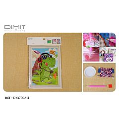 SET PITTURA 3D CON DIAMANTI - DINOSAUR