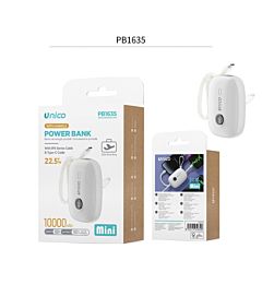 Mini Power Bank 10000mAh 22.5W PB1635 - Bianco