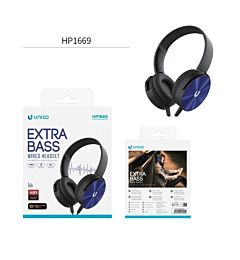 CUFFIE OVER-EAR CABLATO CON MICROFONO STILE CIRCUMAURALE PER AUDIO E CHIAMATE