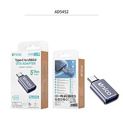 Adattatore OTG Type-C Maschio/USB Femmina - AD5452