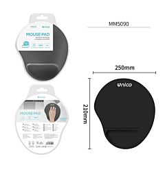 Tappetino Mouse con Poggiapolso MM5090 - 21x25cm