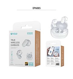 Auricolari Bluetooth TWS EP6085 - BiancoUnico