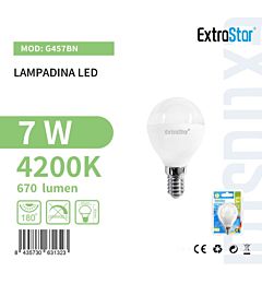Lampadina LED E14 7W 670LM - Luce Naturale 4200KExtrastar