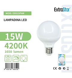 Lampadina LED E27 15W 1650LM - Luce Naturale 4200KExtrastar
