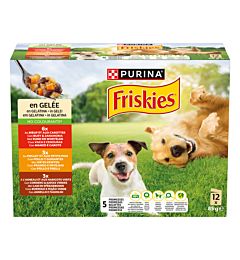 Friskies - Manzo Pollo e Agnello in Gelatina - 12x85g
