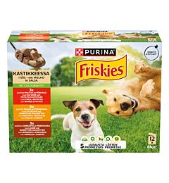 Friskies - Manzo Pollo e Agnello in Salsa - 12x85gFriskies