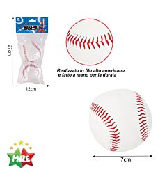 MSSP00045 BASEBALL CON NUCLEO IN GOMMA PVC (SET DIMile Star