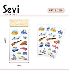 STICKERS - MEZZI DI TRASPORTOSevi