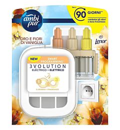 AMBIPUR KIT DIFFUSORE 3VOLUTION - ORO & VANIGLIAAmbipur