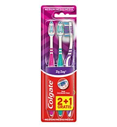 Colgate Spazzolino Antibatterico Zig Zag - 3pz