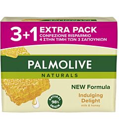 Palmolive Sapone Solido Miele & Latte 3+1 90g