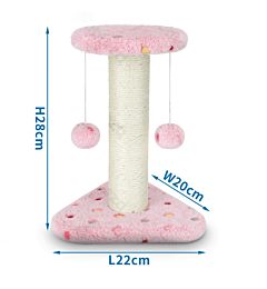 Tiragraffi in Velluto a Pois 22x28cm - Rosa