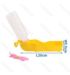 BORRACCIA DA VIAGGIO PER CANI - GIALLO - 250MLNobleza
