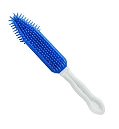 SPAZZOLA RIMUOVI PELI IN SILICONE - BLU