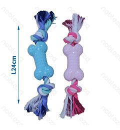 CORDA CON OSSO IN TPR PER CANI - 24CM