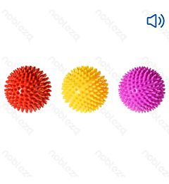 PALLINA A PUNTE SONORA - GIOCO PER CANI - 7CM