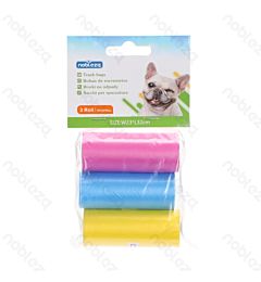 SACCHETTI IGIENICI PER CANI - COLORI MISTI - 45PZ